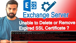 Delete Expired Exchange Server SSL Certificate, 'warning: tagged with Send Connector', Exchange|O365