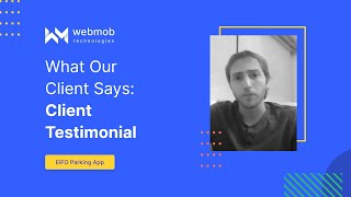 Client Testimonial From Ceo Of Eifo For Webmob Technologies Mobile App Development Services