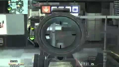 MW3 MSR ACOG SCOPE KILLS TERMINAL