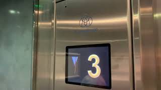 Otis 2000 VF Lift (Modernised By Thyssenkrupp MRL) At Belfast City Centre Car Park 