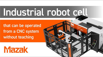 Multi-tasking machine INTEGREX i-450H + Industrial Robot cell Ez LOADER 125i