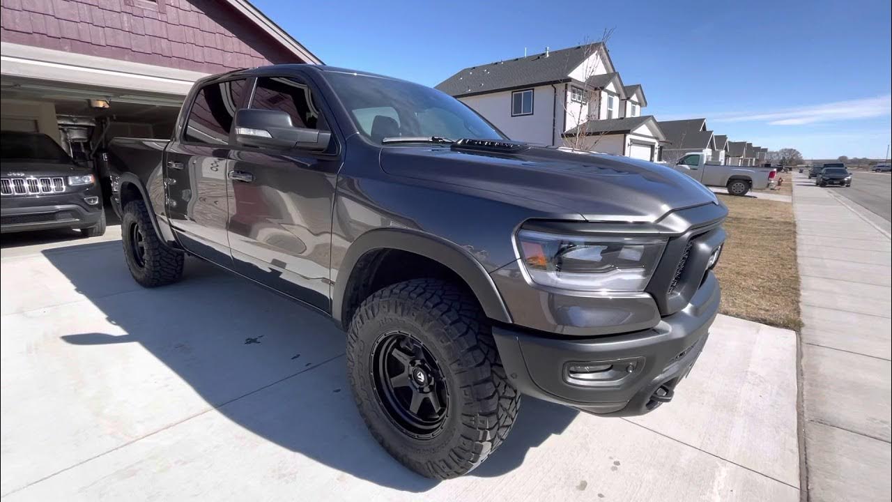 2020 Ram Rebel leveled with 35’s YouTube