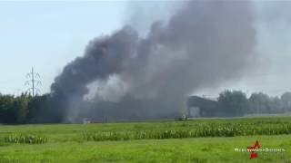 Containerbrand Matenasche Scheidkade Papendrecht