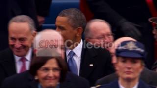 INAUGURATION-OBAMA CEREMONY WALK OUT (LONG)