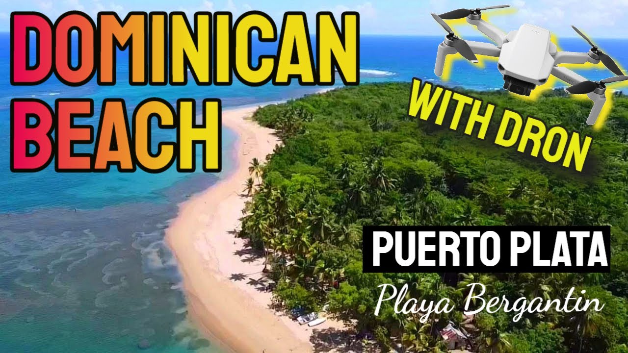 Beach Fly Playa Bergantin Puerto plata Dominican Republic 10 min Video