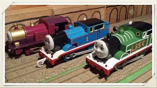 Thomas & Friends Customs Detailed Trackmaster Thomas, Tomy Lady, And Trackmaster Lbsc Thomas
