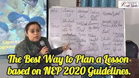 How to Prepare a good NEP 2020-Based Lesson Plan for Teaching in Any Class | Simplified with Example