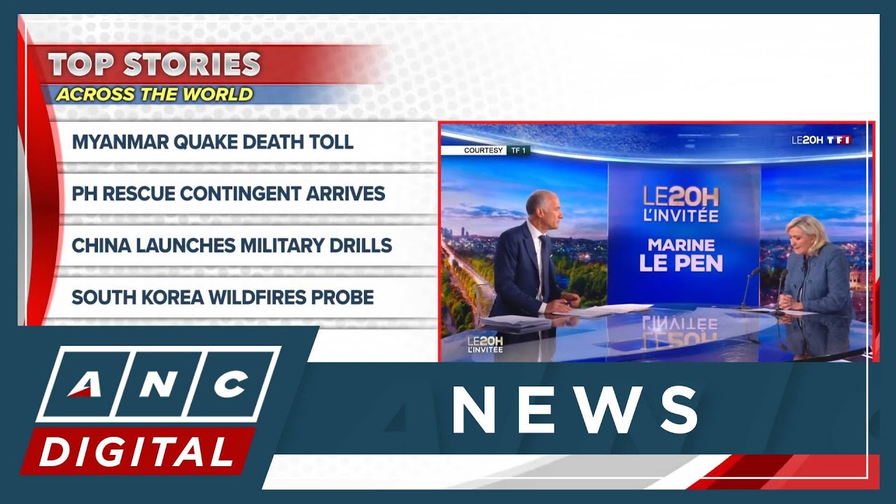 Top stories across the world (April 1): Myanmar quake death toll, PH ...