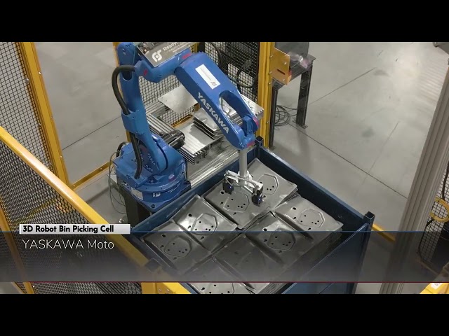 Robot 3D Vision Bin Picking Cell Robot 3D Vision Bin Picking Cell