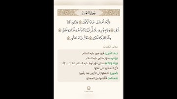 السراج في بيان غريب القران سورة النجم 9 مع تلاوة الشيخ سعد الغامدي