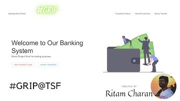 Banking Management System using #React & #Firebase | The Sparks Foundation | #GRIPOCTOBER21