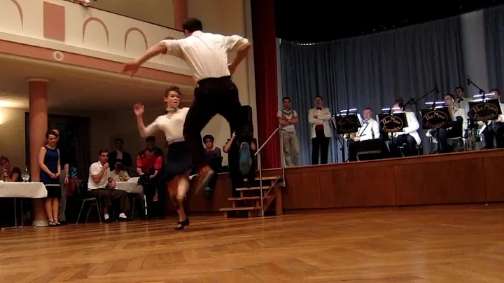 Steve Sayer and Chanzie Roettig Shag 2013 @ MBSW Munich Balboa Weekend - Stephen Vintage Dance