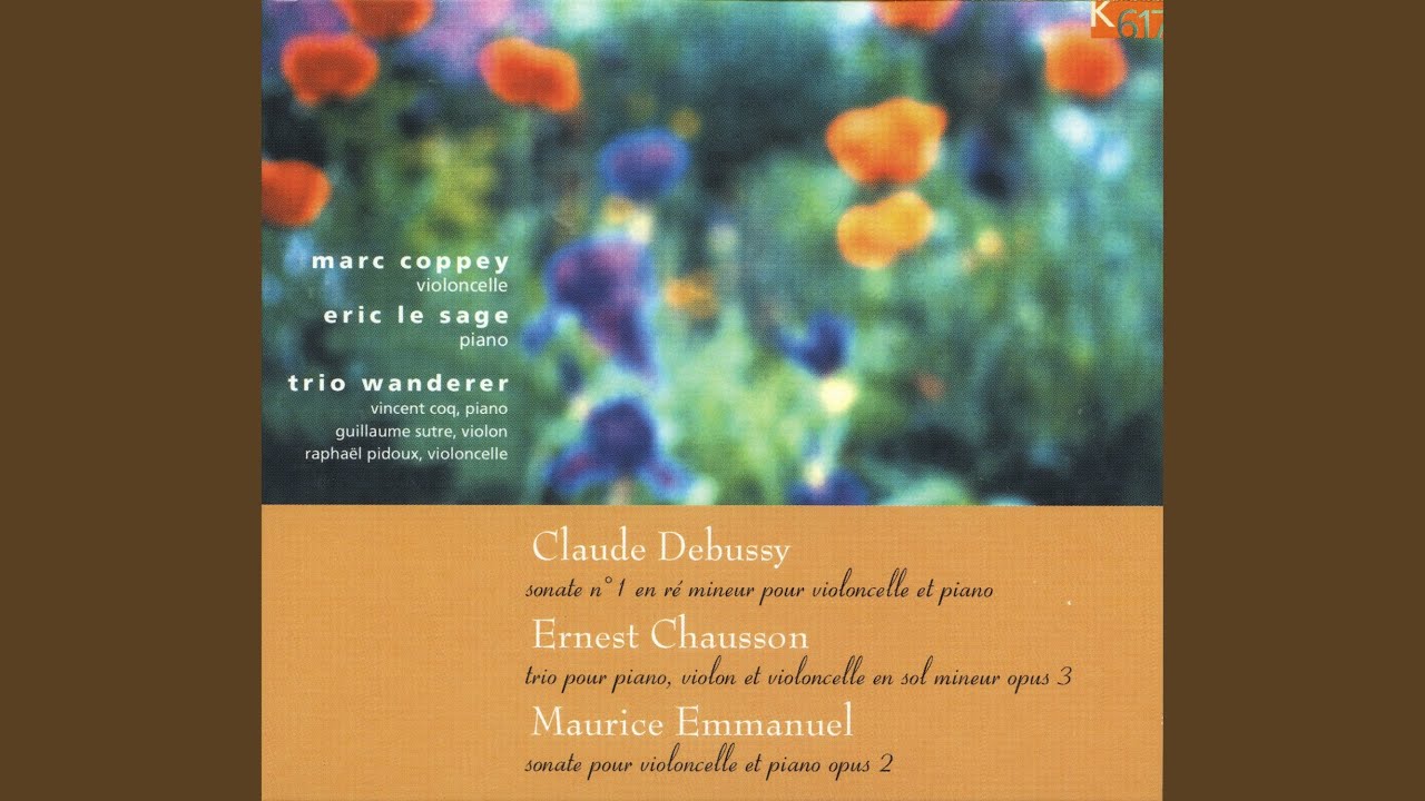 Sleduj Cello Sonata in D Minor, L. 135: II. Sérénade - Finale na YouTube