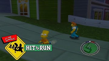 The Simpsons: Hit & Run - Part 6 - Bart (All Missions) (PS2)