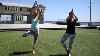 Postnatal Tree Pose Balance Sequence