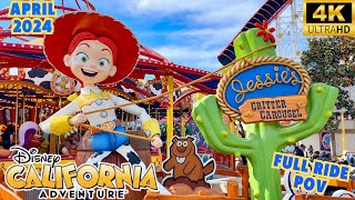 Jessie’s Critter Carousel POV-Disney California Adventure Rides2024