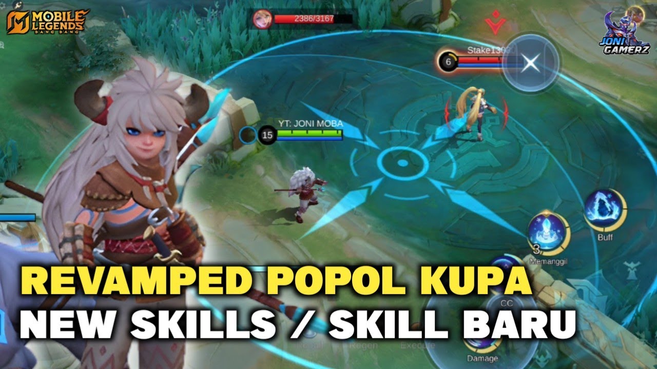 REVAMPED POPOL KUPA | NEW SKILLS | SKILL BARU | MOBILE LEGENDS