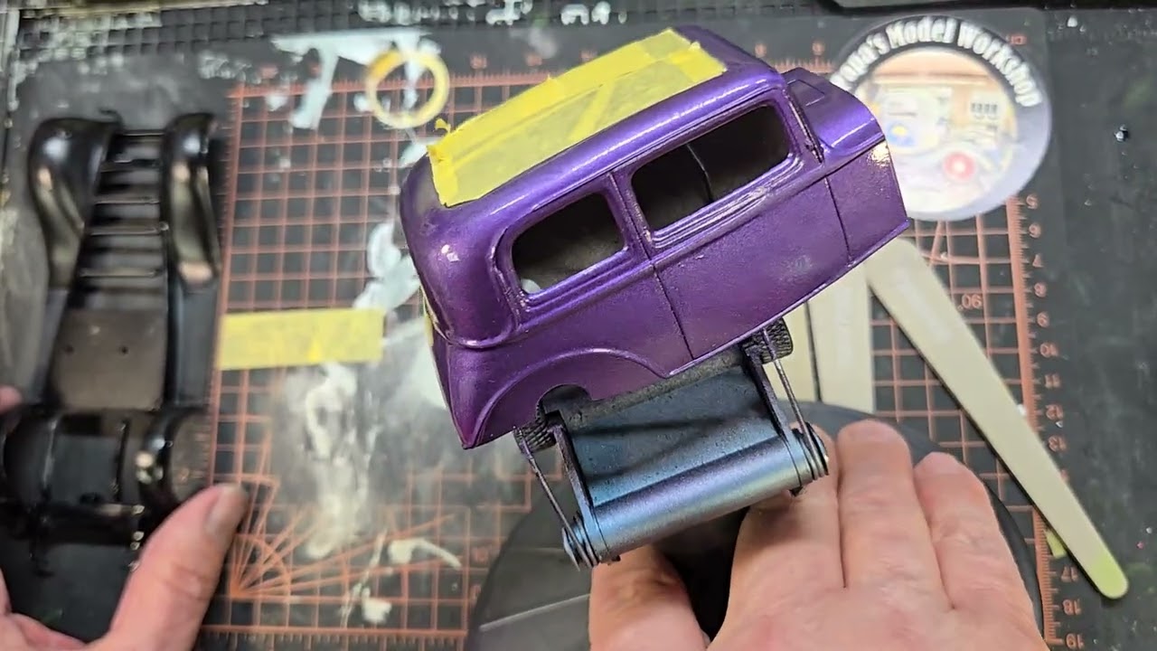 Разборка и очистка аэрографа после нанесения двухкомпонентного лака. Влажная шлифовка аэрографа V...