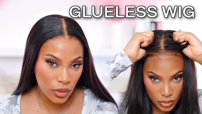 Lace wig installation duo for laying down a frontal or lace front wig.  Click for step by step on how to appl…