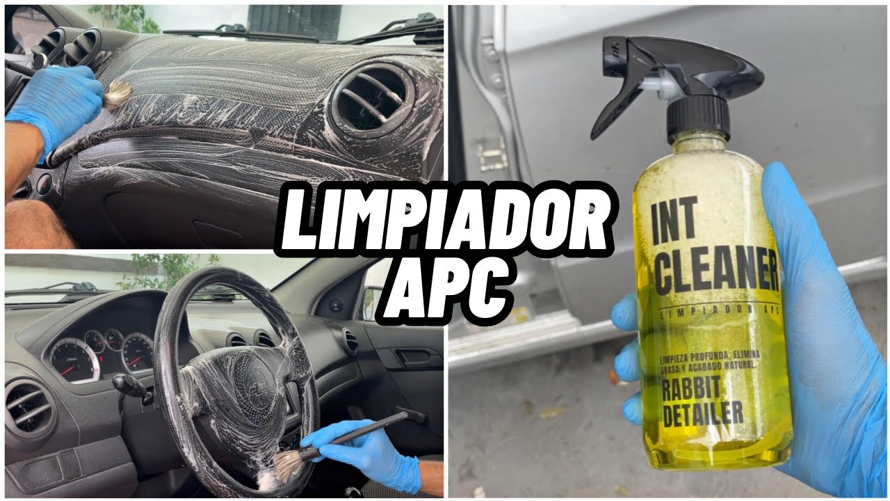 Limpiador APC multiusos para plásticos de auto / Mantiene limpio el  interior de tu auto 