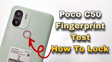 Poco C50 Fingerprint Lock Kese Lagaye | Poco C50 Fingerprint Test | Hindi