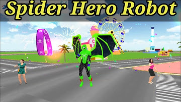 Spider Robot Hero Car Android Game Play 🕹