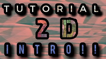 How to make a 2D intro on an android/ios device!