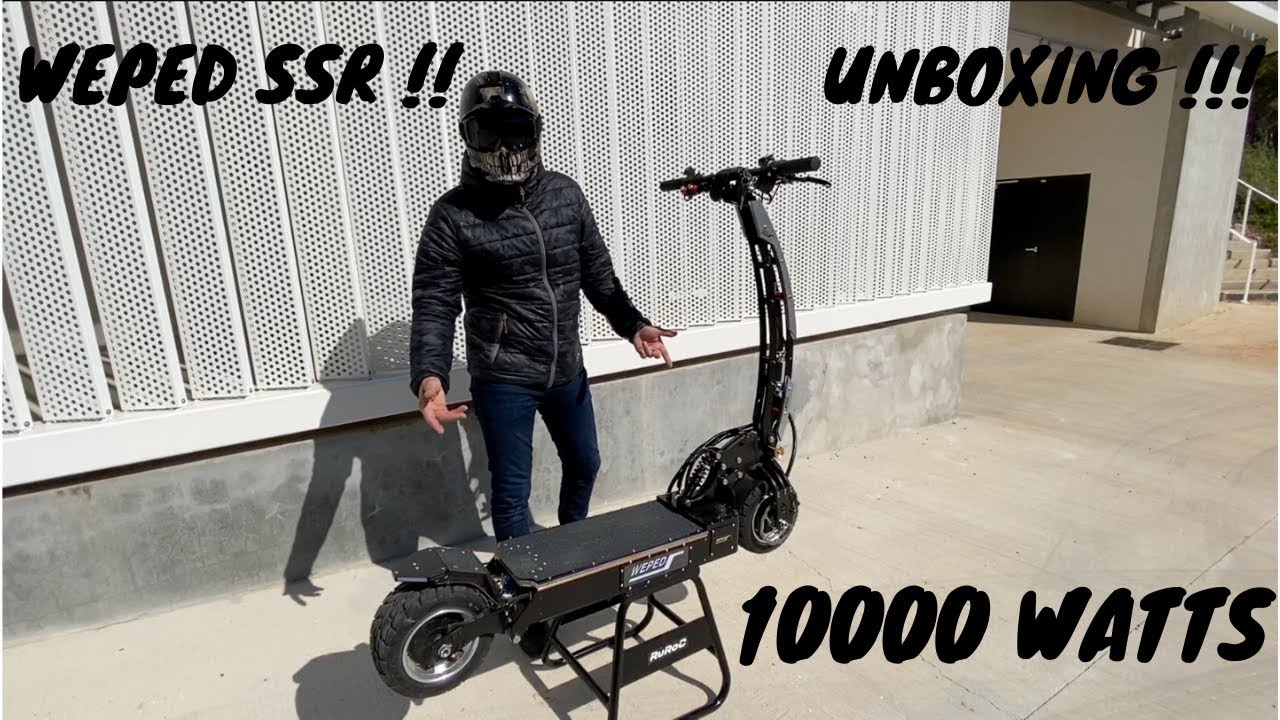 WEPED SSR !!! THE BEST SCOOTER 2020 ? 