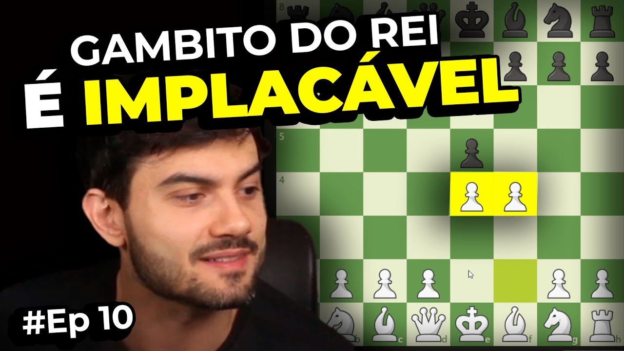 O gambito do rei faz mais uma vítima!!! Partidas Explicativas 