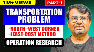 Transportation Problem | North West Corner Method | Least Cost method | Part-1