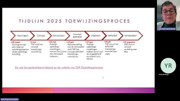 Webinar Toewijzingsproces 2026 door TOP Opleidingsplaatsen (maart 2025)