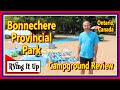 Bonnechere Provincial Park - Campground Review  (Ontario, Canada)