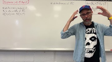 Geometry - Distance and Midpoint Formulas - Finding Endpoints