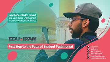Edu.IRAN | Student Testimonial | First Step to the Future | Sharif University of Tech, Kish Campus