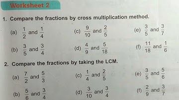 DAV Class 5 unit 4 worksheet 2 ।। Class 5 unit 4 worksheet 2 dav public school ।। Fraction
