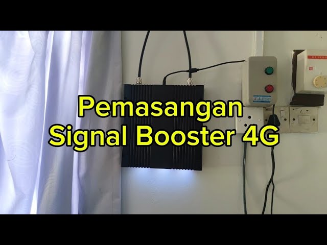 Line Henfon 0 bar terus Full bar-Pemasangan signal booster class=