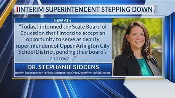 Ohio superintendent of public instruction resigning to join Upper Arlington schools