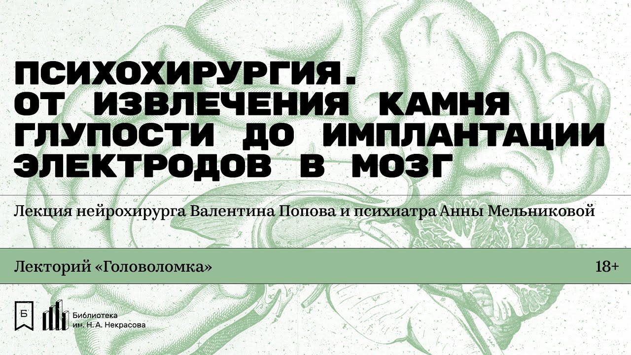 «Психохирургия. От извлечения камня глупости до имплантации электродов ...