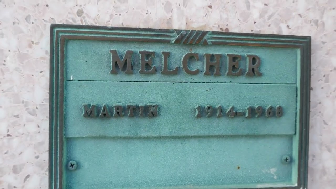 Marty Melcher Grave Forest Lawn Hollywood Hills Memorial Park Los Angeles California USA 11-6-2023