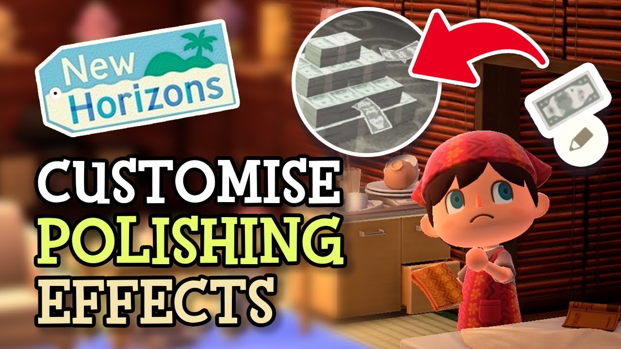 Animal Crossing New Horizons How To CUSTOMISE POLISHING EFFECTS (2.0