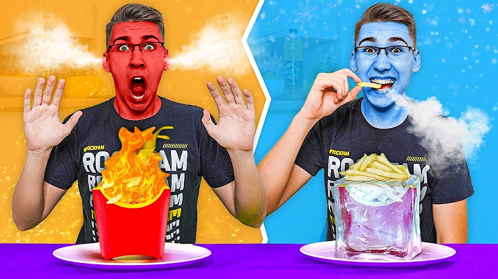 JEDEM ONO ŠTO IZVUČEM!! TOPLA vs LEDENA HRANA *najtezi izazov*