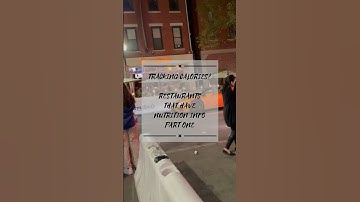 Restaurants you can track calories/macros at (Part One)