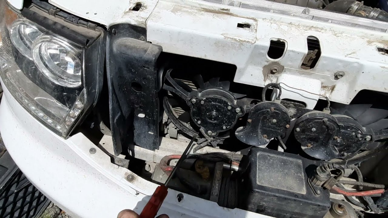 Продувка, чистка радиатора охлаждения и кондиционера на УАЗ Патриот ...