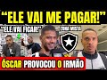 Ele vai me pagar scar romero provoca o irmo artur jorge abre o jogo zona mista do botafogo