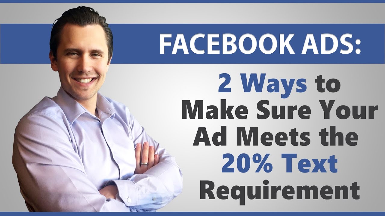 วิธีตรวจสอบว่ามีพื้นที่ข้อความว่าเกิน 20% สำหรับ facebook ad  Update 2022  Facebook Ads: 2 Ways to Make Sure Your Ad Image Meets the 20% Text Requirements