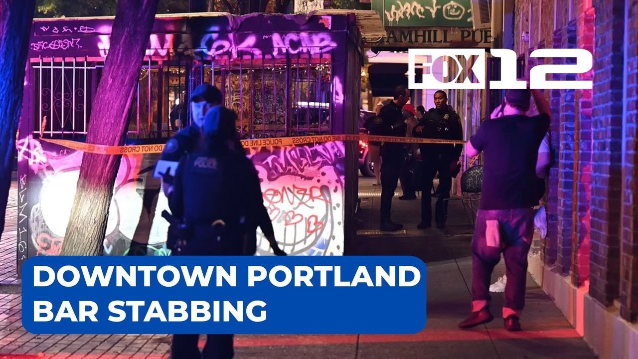 1 injured, 1 arrested in stabbing at downtown Portland bar - YouTube