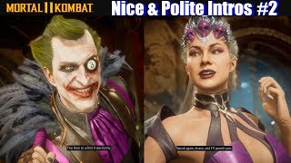 MK11 Nice & Polite Intros (Updated Relationship Dialogues) - Mortal Kombat 11