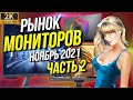 Рынок Мониторов - 2   2021    лучшие игровые мониторы + монитор для дизайнера