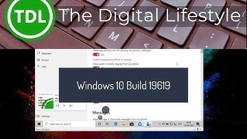 Hands on with Windows 10 Insider Preview Build 19619 and the new Your Phone features