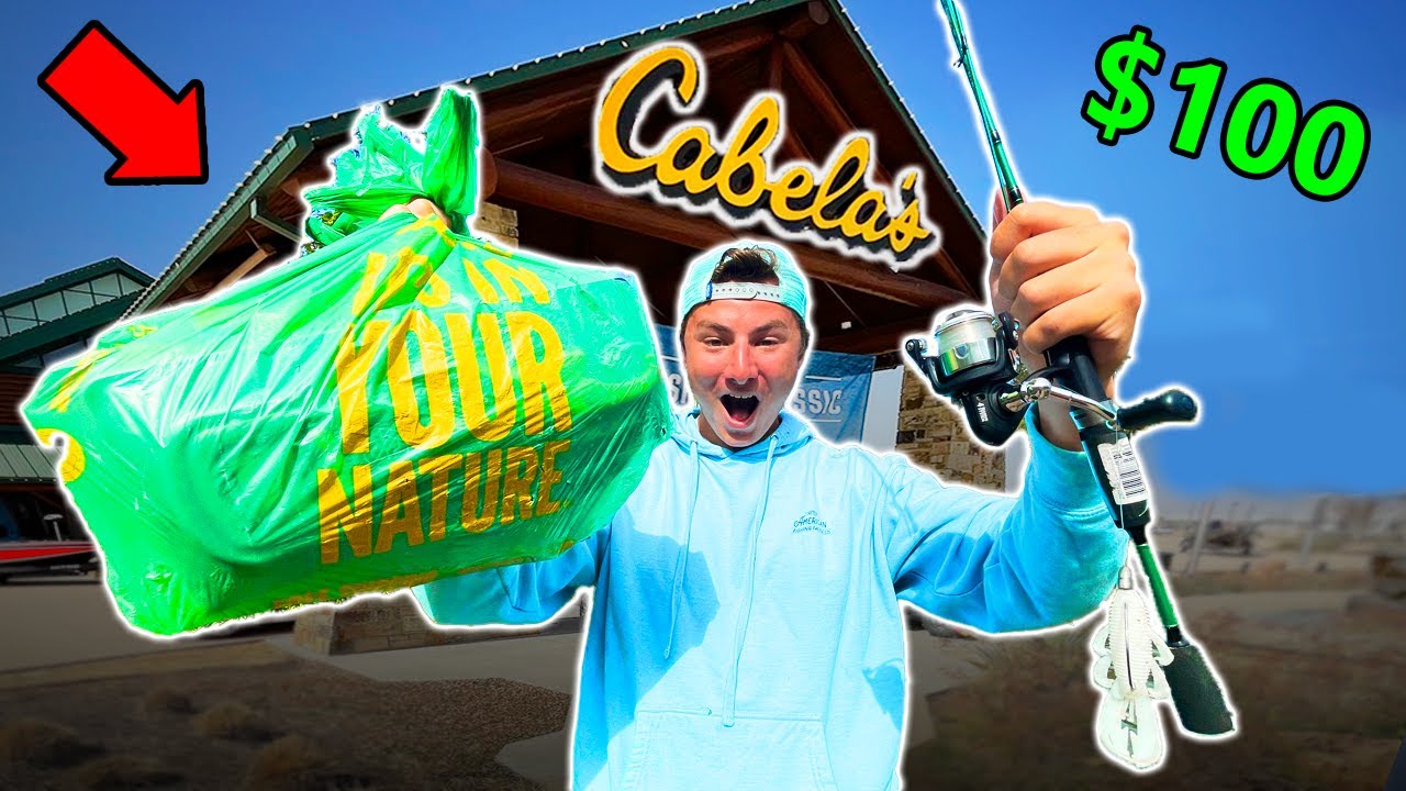 Watch $100 Cabelas Budget Fishing Challenge (Surprising!) Video on